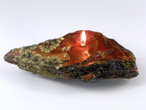 Single Wick Stone Candle 3