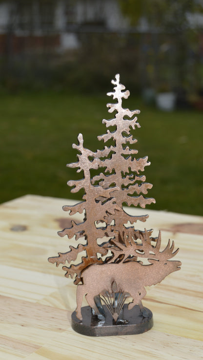Animal and Tree Sculptures, Dave Larson Metal