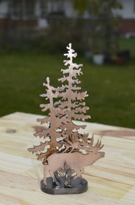 Animal and Tree Sculptures, Dave Larson Metal