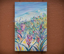 Load image into Gallery viewer, &quot;Fields of Gold&quot; 11&quot;x17&quot; Original Oil on birch frame
