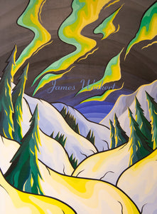 "Northern Winter" Original Oil, James Weikert