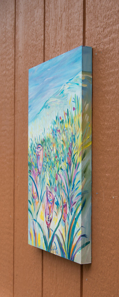 "Fields of Gold" 11"x17" Original Oil on birch frame