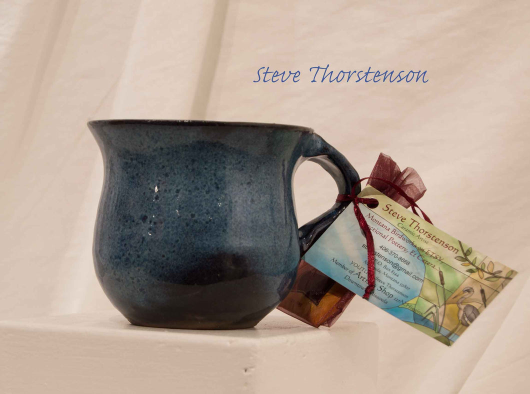 Coffee Mug, Dark Blue and Black, Steve Thorstenson