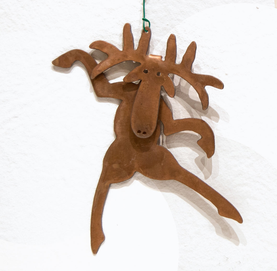 Larson Metal Moose Ornament