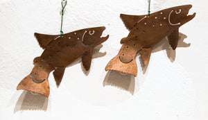 Larson Metal Fish Ornament