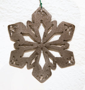 Larson Metal Snowflake Ornaments (Set of 2 )