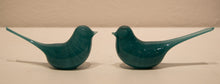 Load image into Gallery viewer, LaBrecque glass, Handmade Bird, Teal Blue
