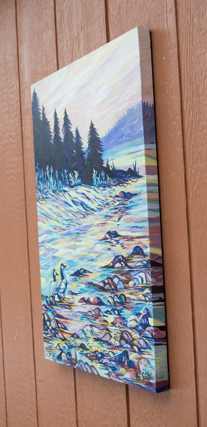 "Geese on the Blackfoot River" 2016 Ani Eastwood