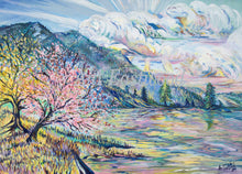 Load image into Gallery viewer, &quot;Cherry Blossoms on Flathead Lake, Montana&quot;  2015 Ani Eastwood
