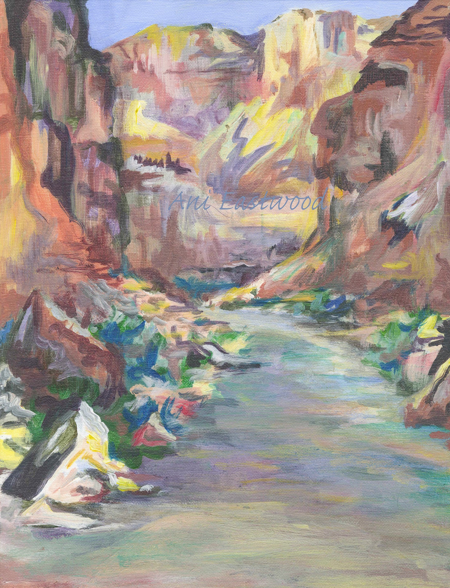 "Hot Nana, Grand Canyon" 2009 Ani Eastwood