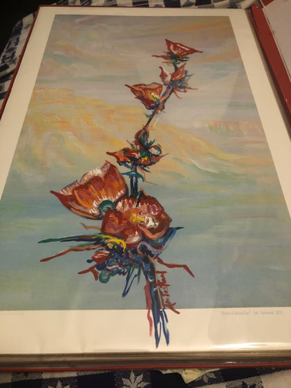 "Globemallows in the Houserock Valley"  2019 Ani Eastwood, 1st limited edition canvas available