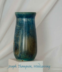 Aspen Vase (9) Joseph Thompson, Woodcarving