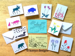 Mini Wildflower Card Assortment Packs, Konya Designs