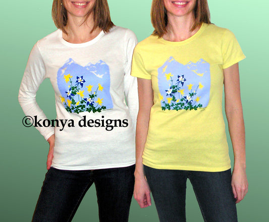Ladies' Columbine T-Shirt (Short Sleeve and Long Sleeve)