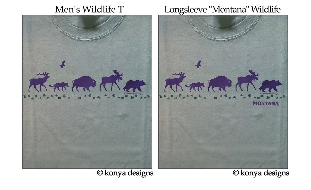 Men's (Unisex) Wildlife Parade T, Konya Designs
