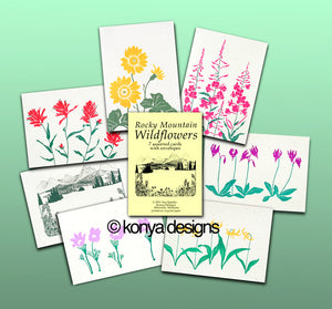 Wildflower Card Assortment Pack, Konya Designs