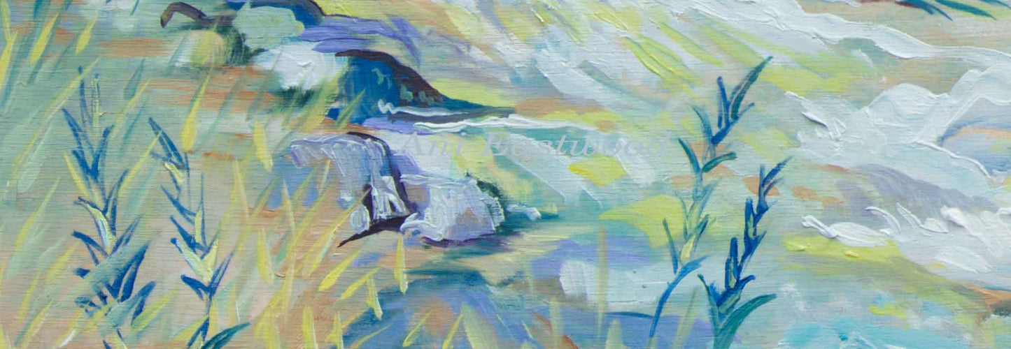 "Keeping up the Pace" 2019 Ani Eastwood Original Oil