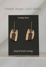 Load image into Gallery viewer, Wooden Inlay Earrings, Mark Bakula #9 Jewelry
