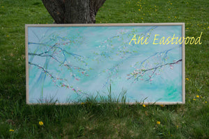 "Spring Apple Blossoms" Ani Eastwood, Original Oil 2020
