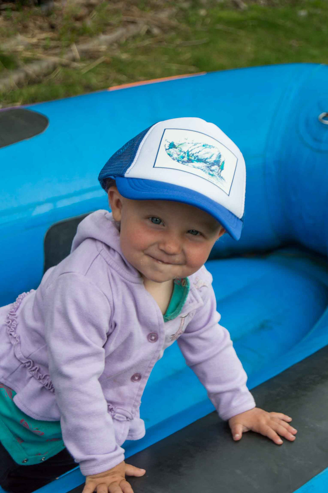On the Water Toddler/Baby Trucker Hat, Ani Eastwood