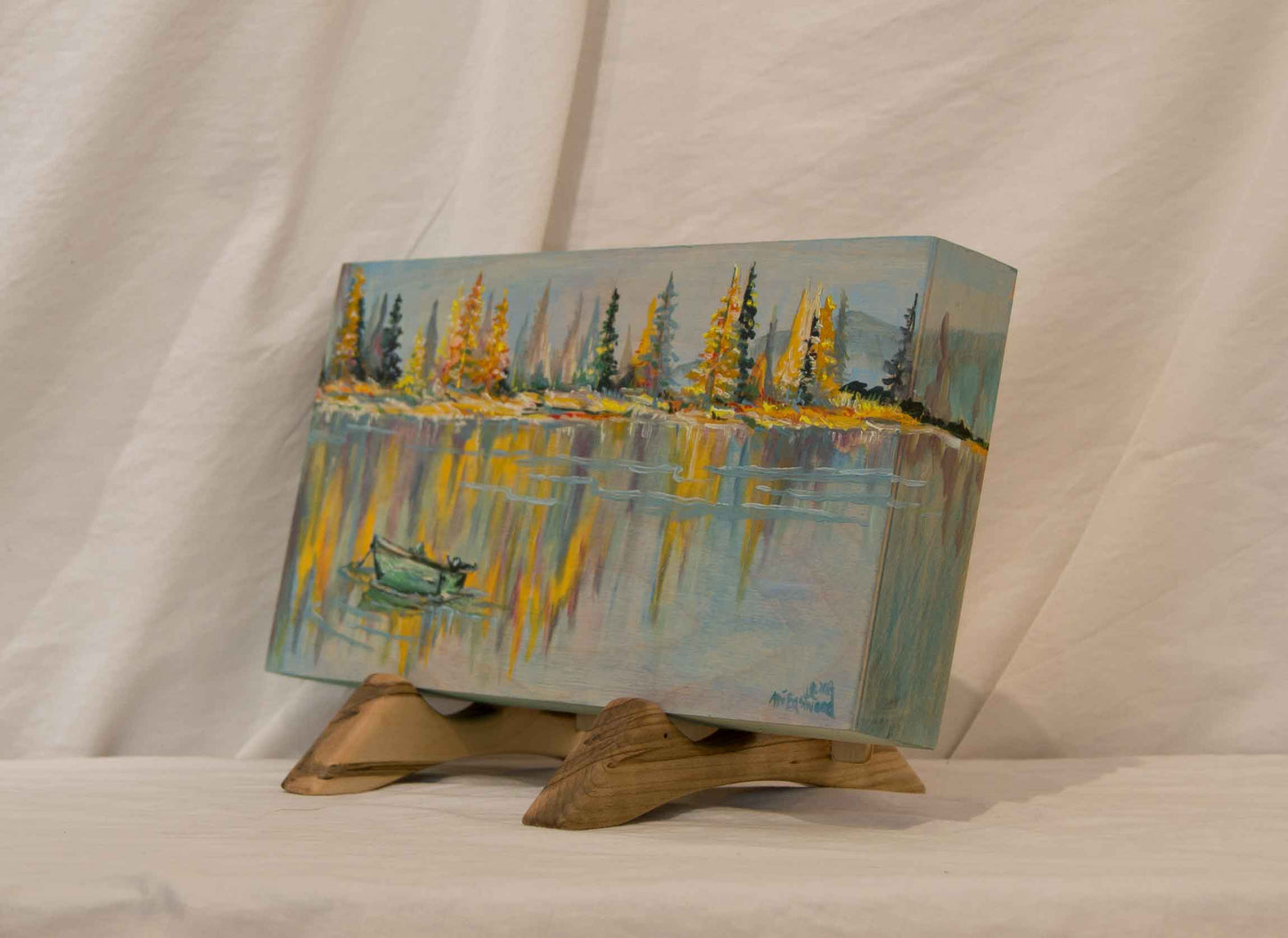 "Placid" 2019  Ani Eastwood, Original Oil on Birch
