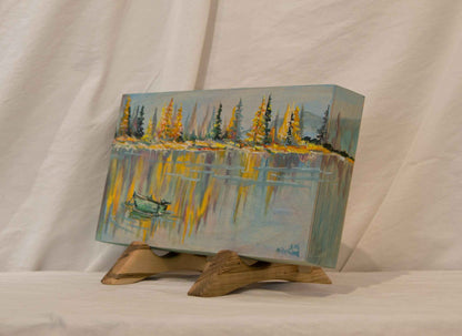 "Placid" 2019  Ani Eastwood, Original Oil on Birch