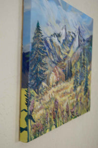 "Trapper's Peak, Montana" 1st limited edition full sized canvas