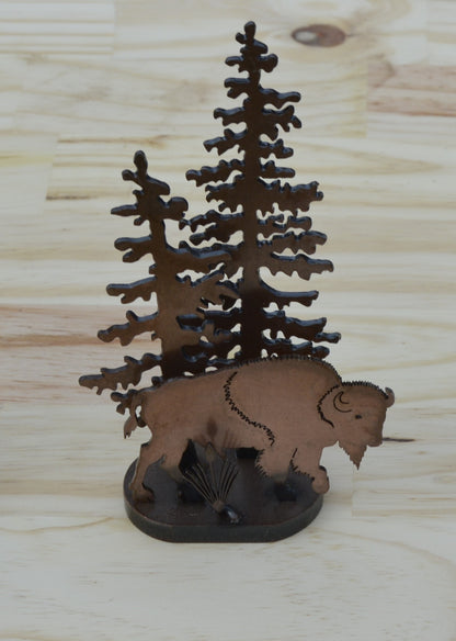 Animal and Tree Sculptures, Dave Larson Metal