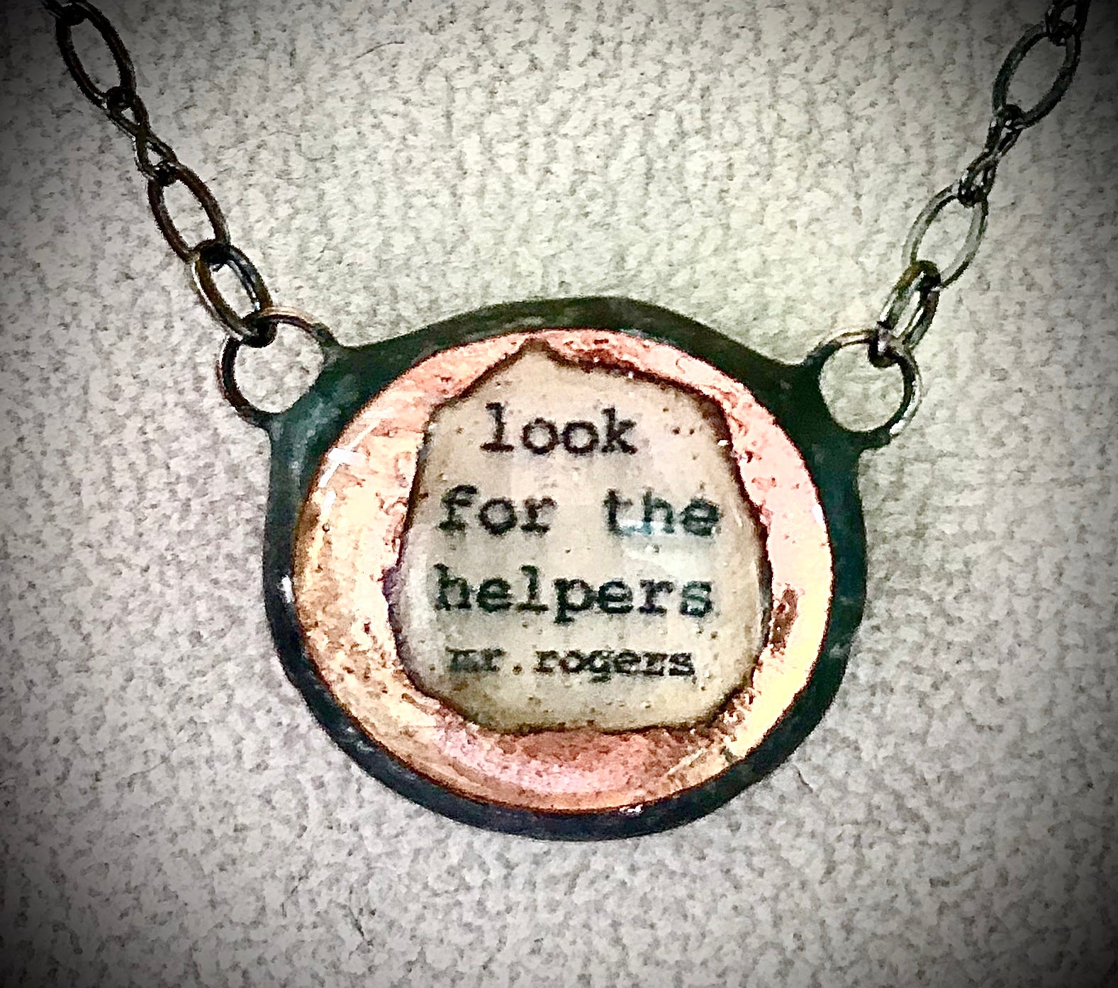 Look for The Helpers Mr Rogers Necklace Monica Van der Mars