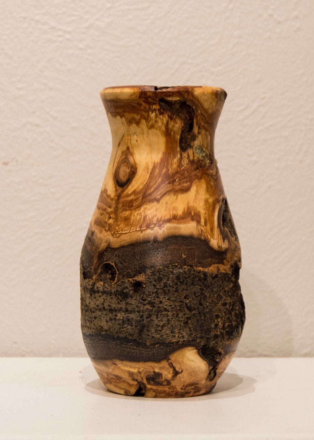 Pine Vase (52) Joseph Thompson, Woodcarving