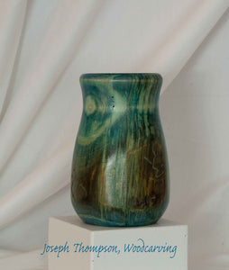 Aspen Vase (11) Joseph Thompson, Woodcarving