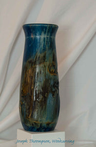 Aspen Vase (3) Joseph Thompson, Woodcarving