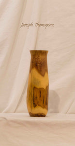 Juniper Vase (32) Joseph Thompson, Woodcarving