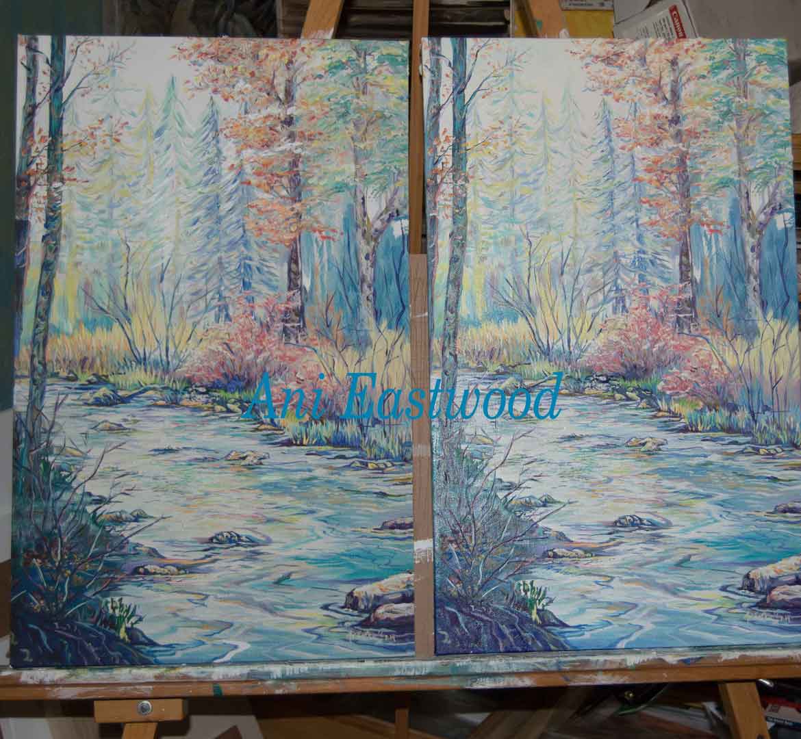 "Rattlesnake Creek, Montana" 2019  Ani Eastwood original available