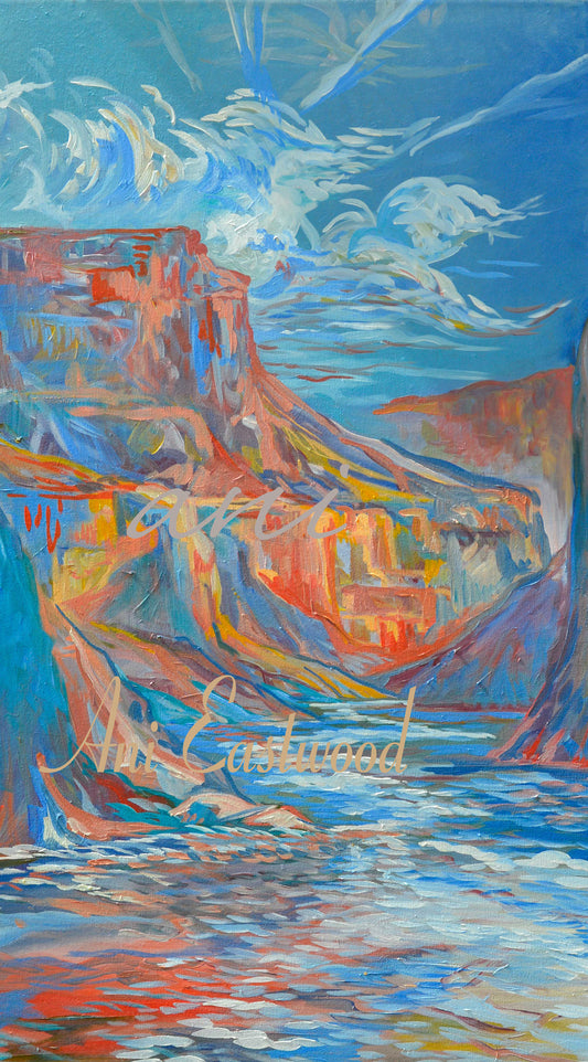 "Stick Beach, Grand Canyon" 2009 Ani Eastwood