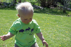 Infant and Kid's Wildlife Parade T-shirt, Konya Designs